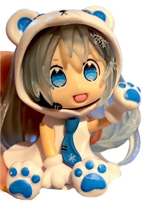 Anime Polar Bear, Cosplay Girl, Blue