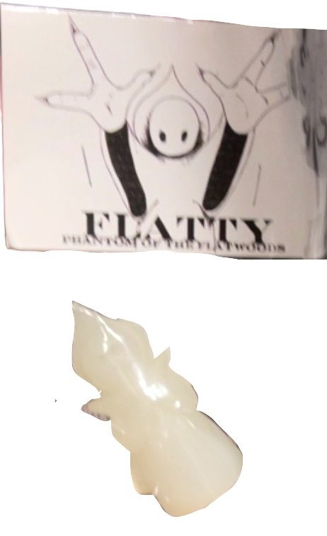 Flatty, Phantom of the Flatwoods GID Flatty, DIY Unpainted