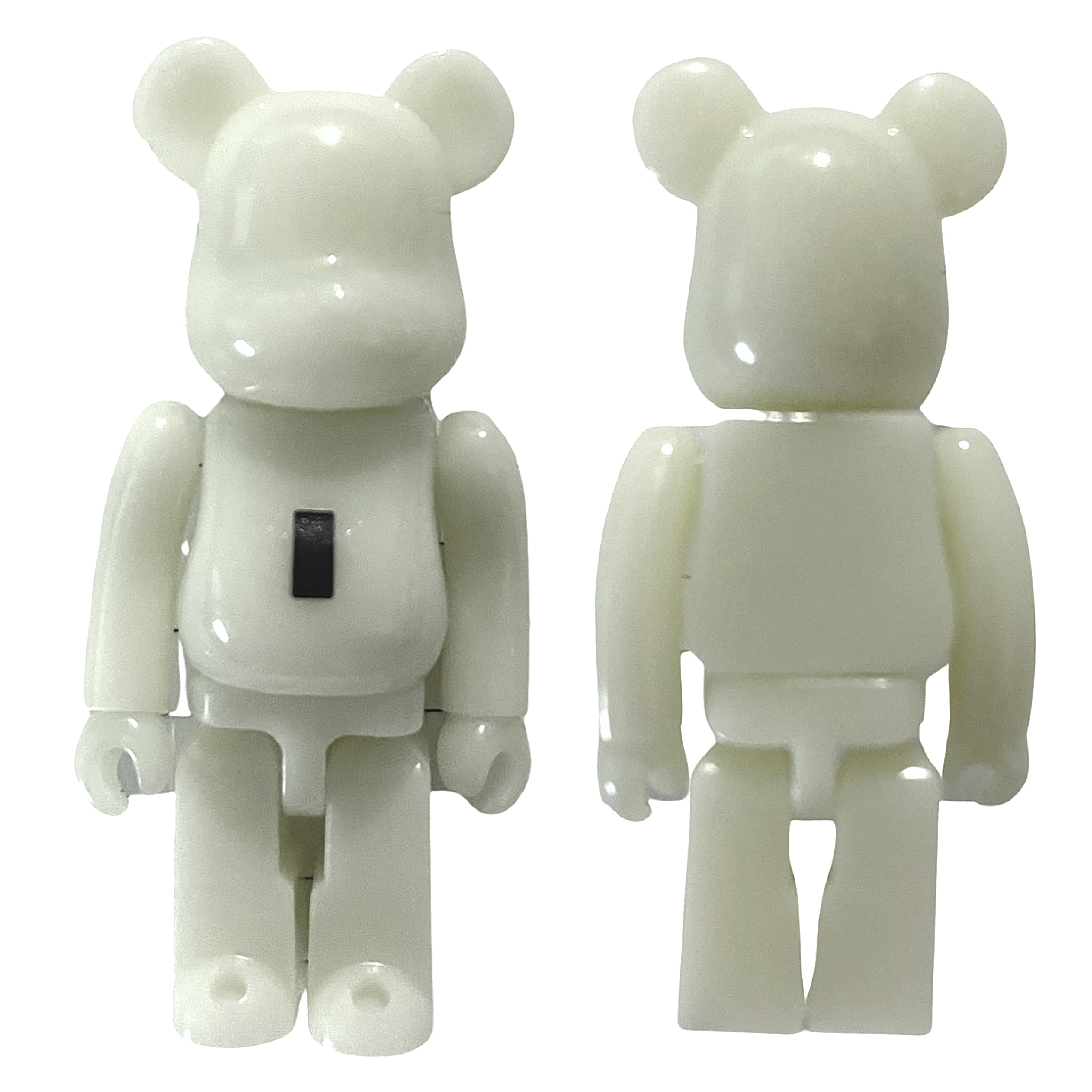 *BEARBRICK Series 44, 100%, Basic I (GID)