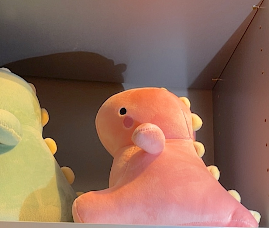 *Dino PINK Small 8" Super Soft and Squishy