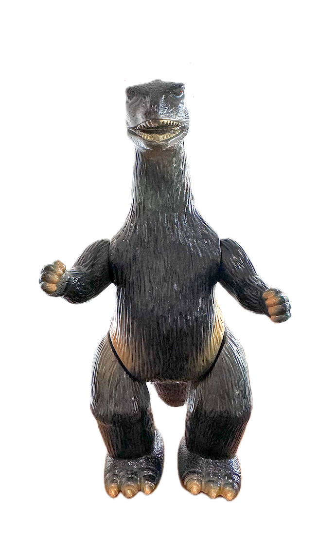 Godzilla, Marusan, 9" Dark Brown Vinyl with Metallic Copper sprays 2008
