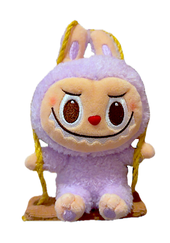 Woodland Labubu On A Swing (purple) 100% genuine Labubu, PopLand/PopMart