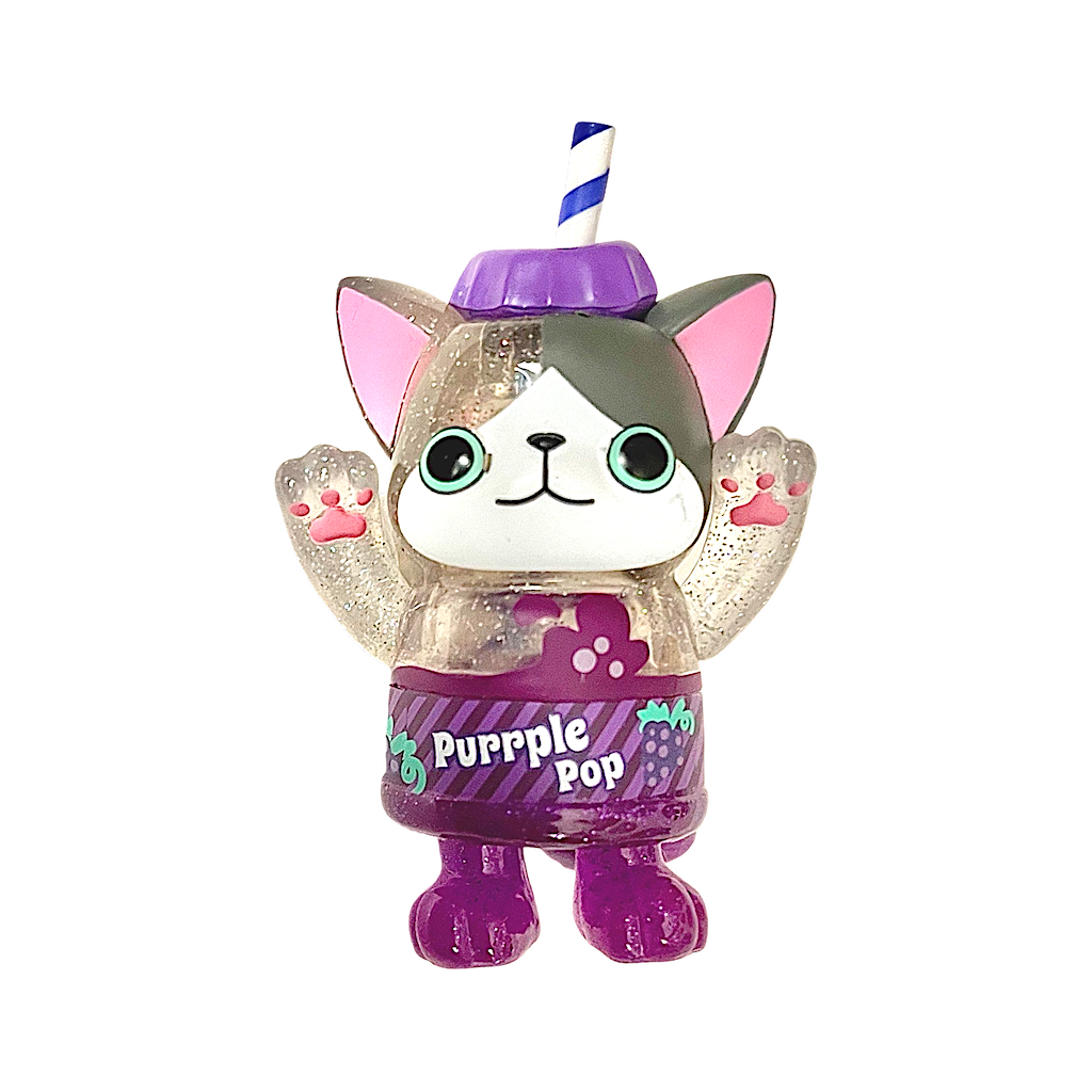 SODA CAT PURRPLEPOP - Glitter/Clear