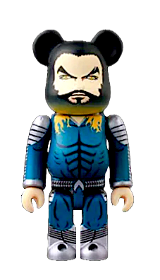 BEARBRICK Series 48, AQUAMAN, 100%, Has card and box