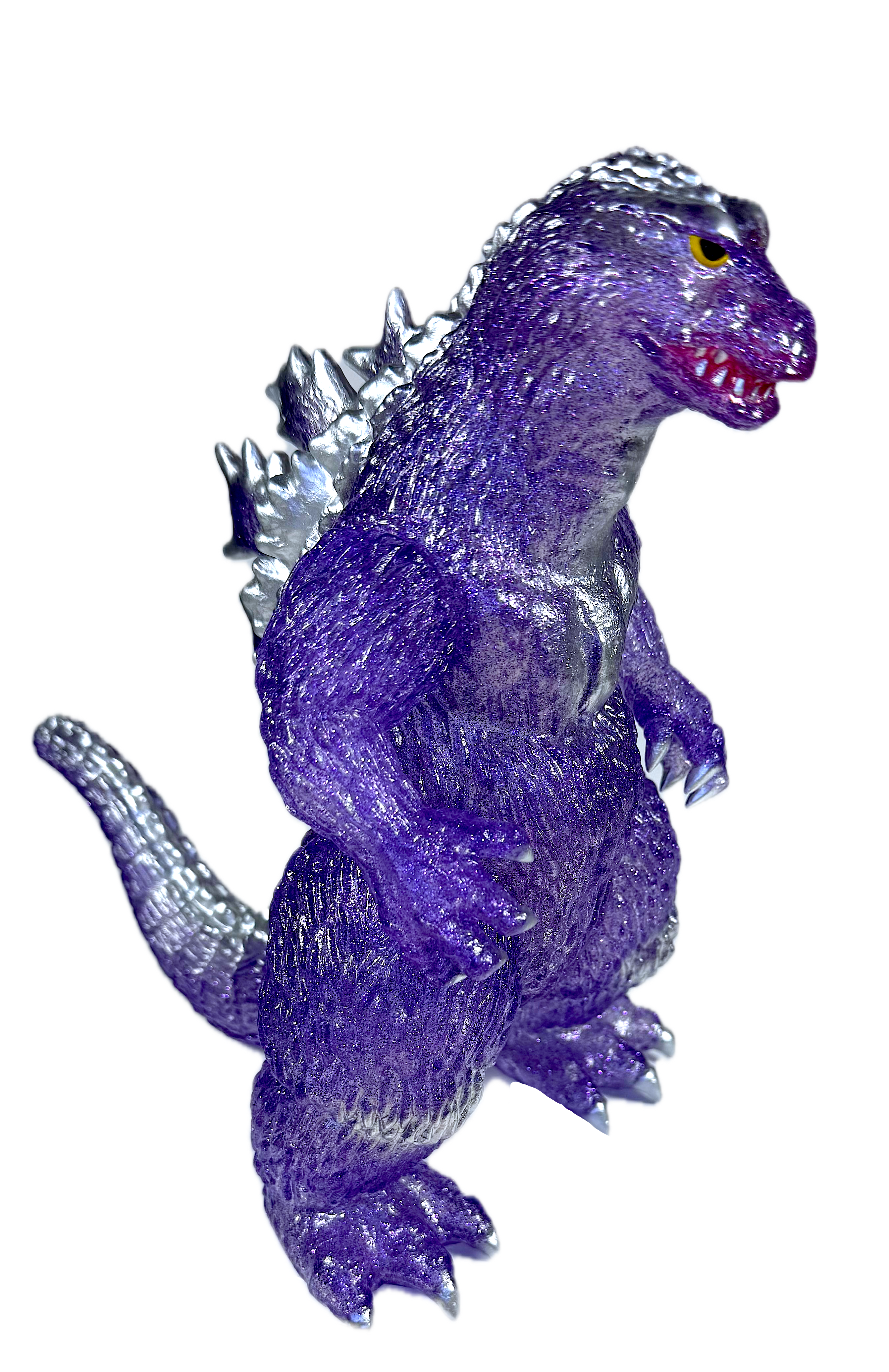 Godzilla 1962 - Clear with purple Glitter - New