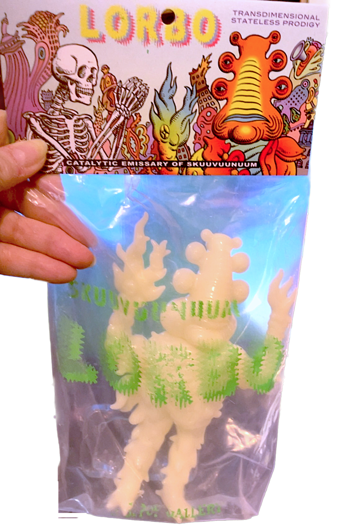 *Lorbo GID Soft Vinyl Figure by Jim Woodring, A Transdimensional Stateless Prodigy