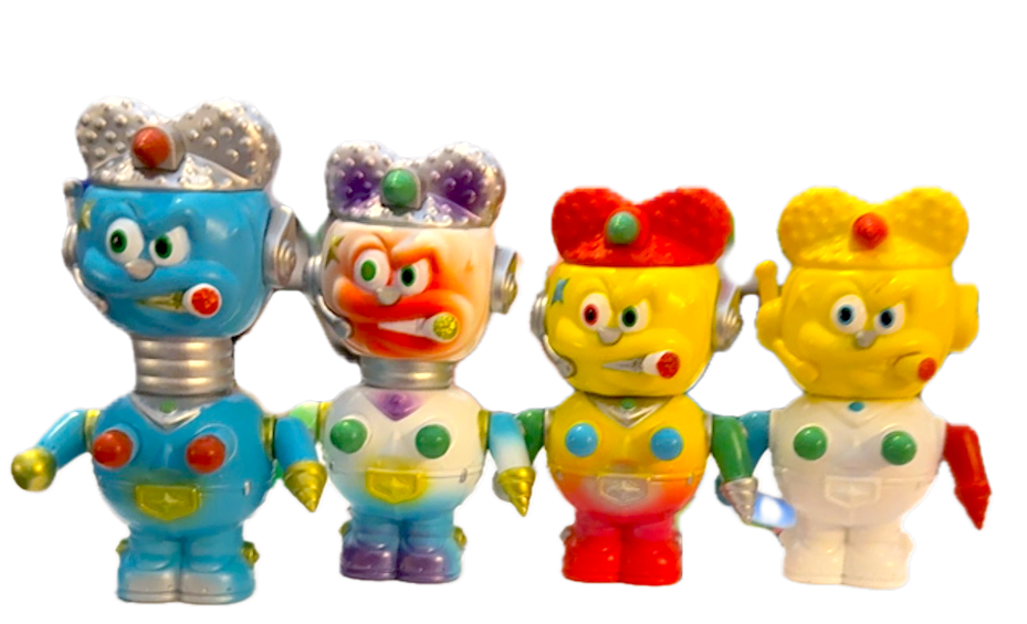 ROBOMEMYON By Toysbian, 4 Types, all Have Expanding Neck & Moving Arms