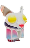 *Series 2.5 Kaiju Hunting Klik by coarse (white with yellow eyes)