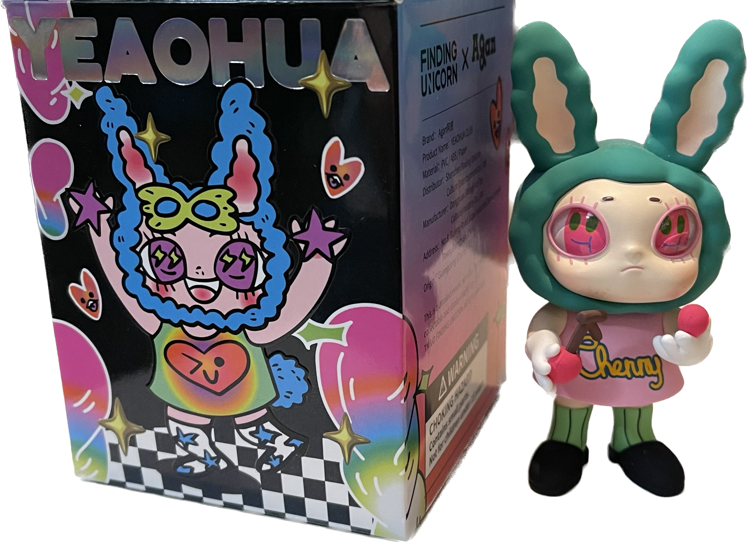 YEAOHUA, American Vintage Series, Bunny "Cherry" by Agan + Finding Unicorn,