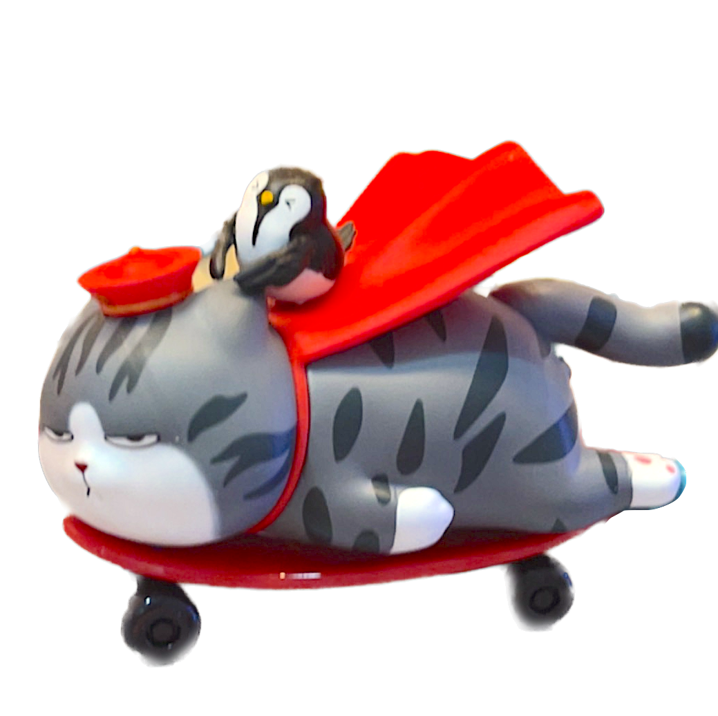 Wuhuang on skateboard