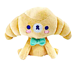*Momiji Plushie Stan Puppy Crossante, 7" Tall