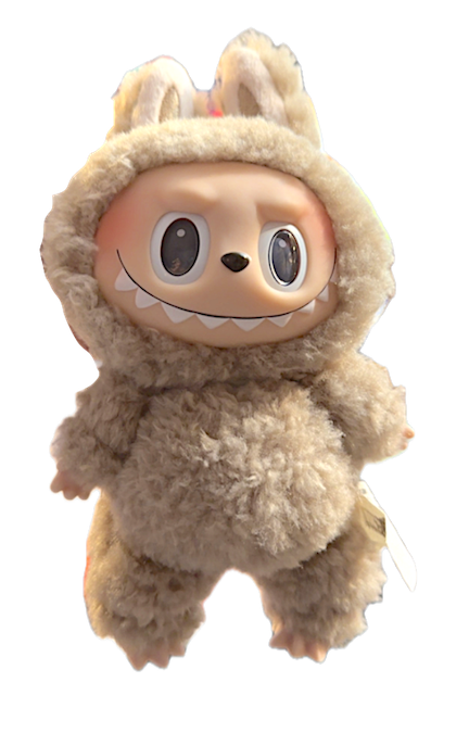 Labubu, Sesame Bean, Macaron, Genuine, 100% Authentic PopMart Plush Keychain, 7" tall