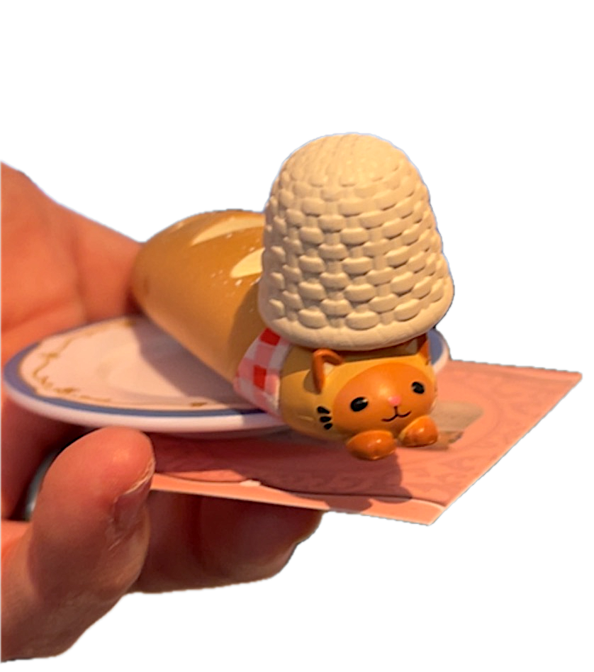 *Kitty Baguette on a Plate