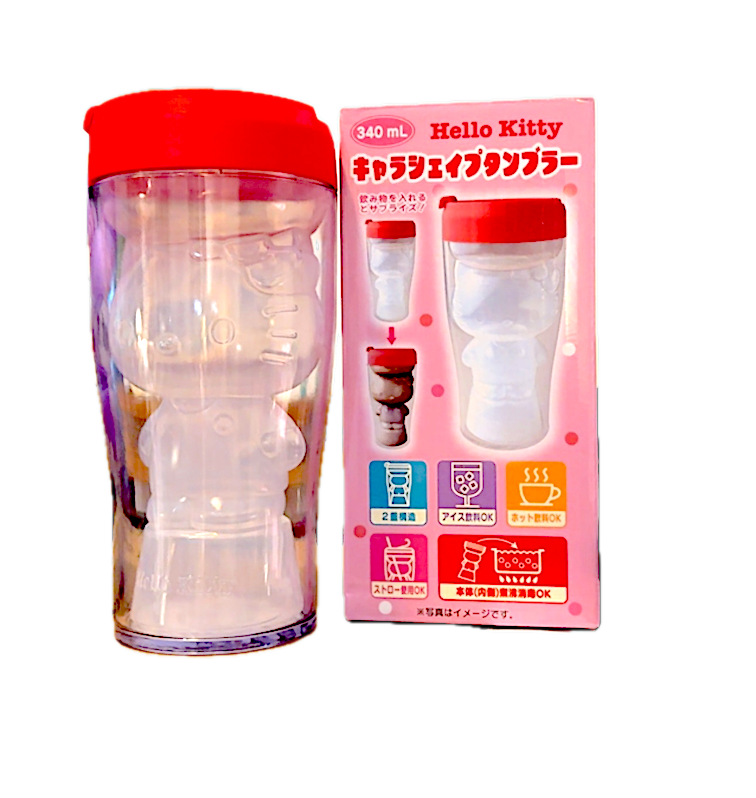 Hello Kitty beverage holder with interior the Shape of Hello Kitty