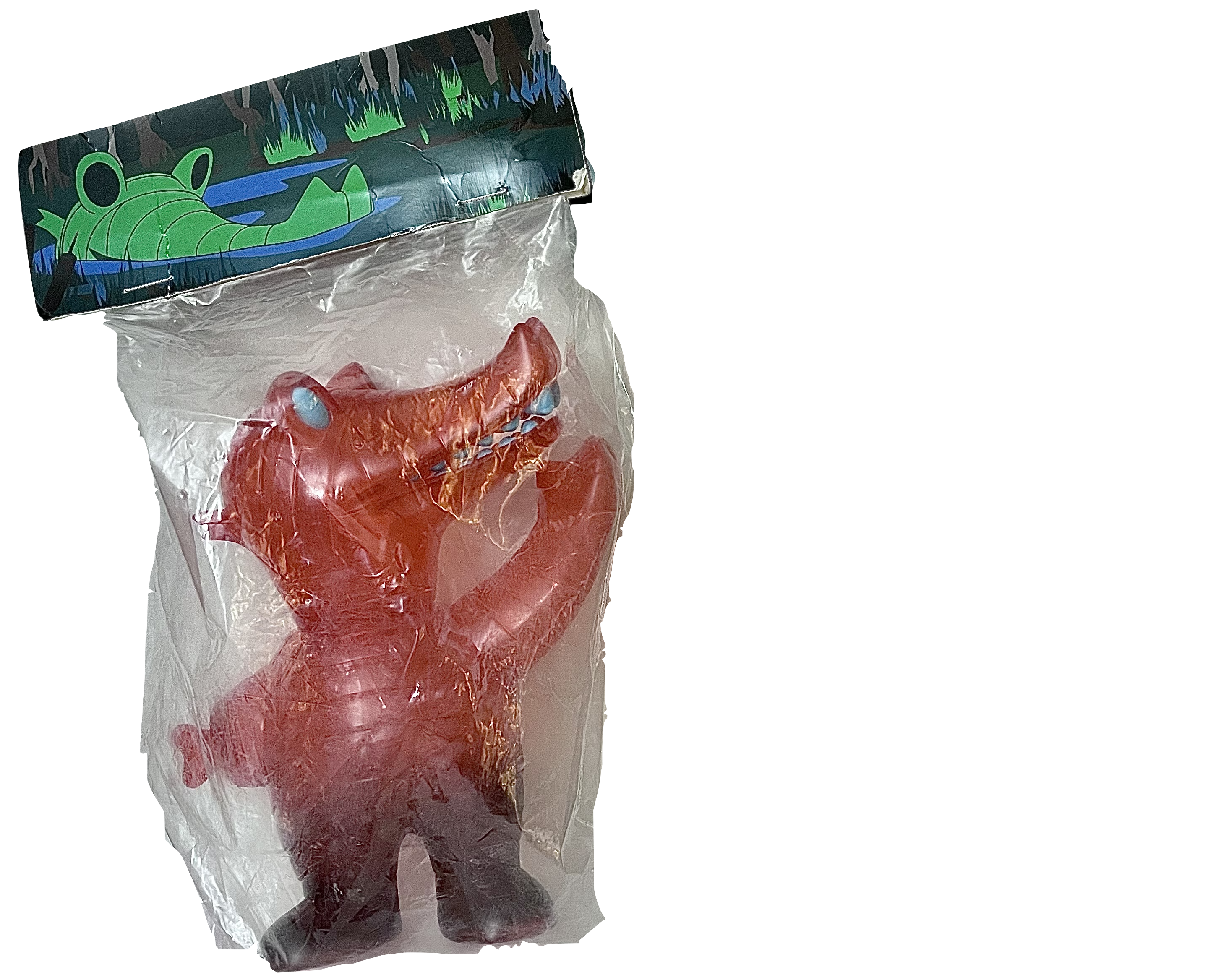 *Super7 Mummy Gator Red/Blk, Standard Size,Transparent