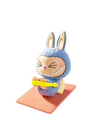 Labubu Lazy Yoga, "Stretch Out" New Open Box to Confirm. Genuine Pop Mart