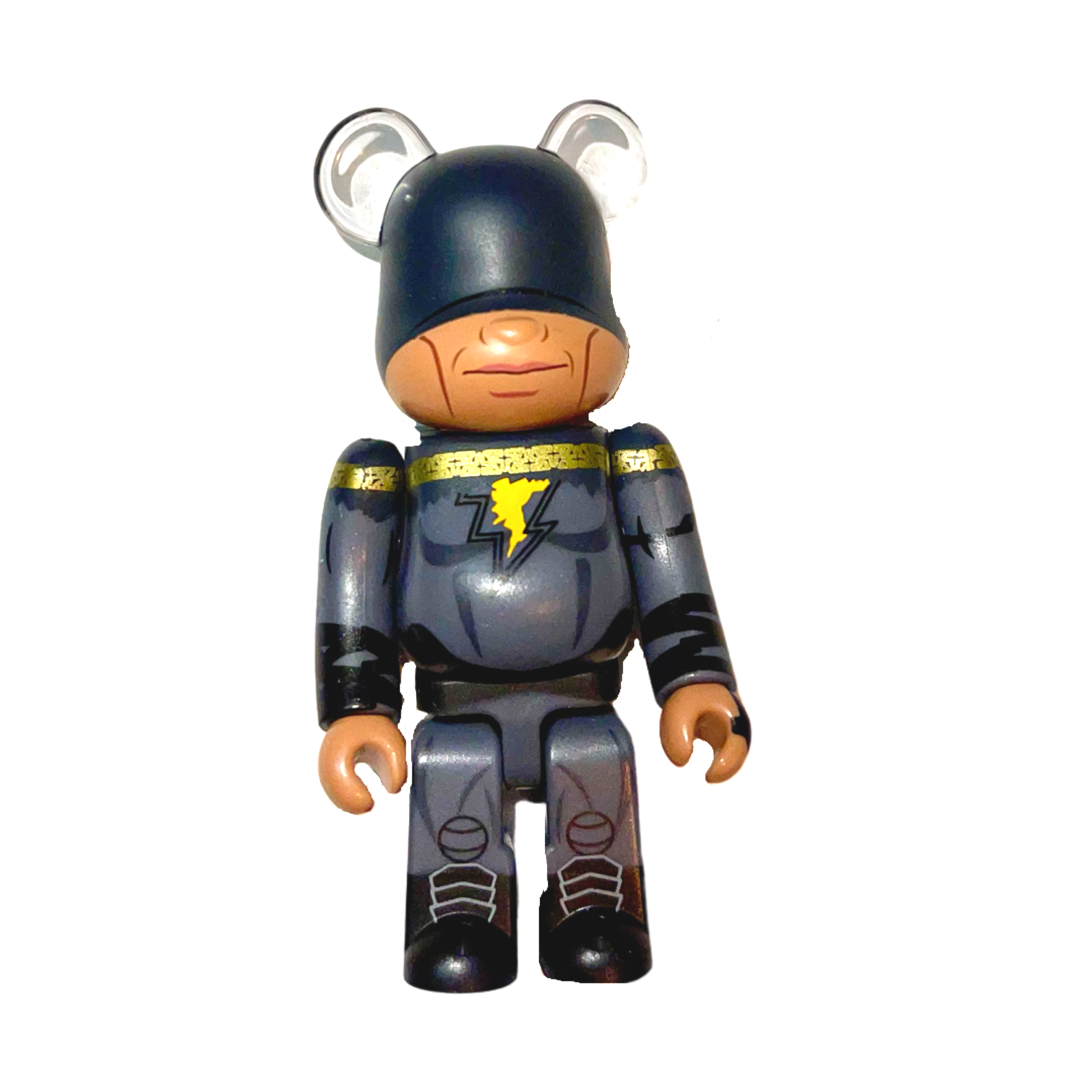 *BEARBRICK Series 45, BLACK ADAM,100%, has card & also box