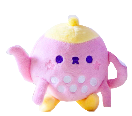 *Momiji Plushie Reenie Tea Pot, 7" Tall
