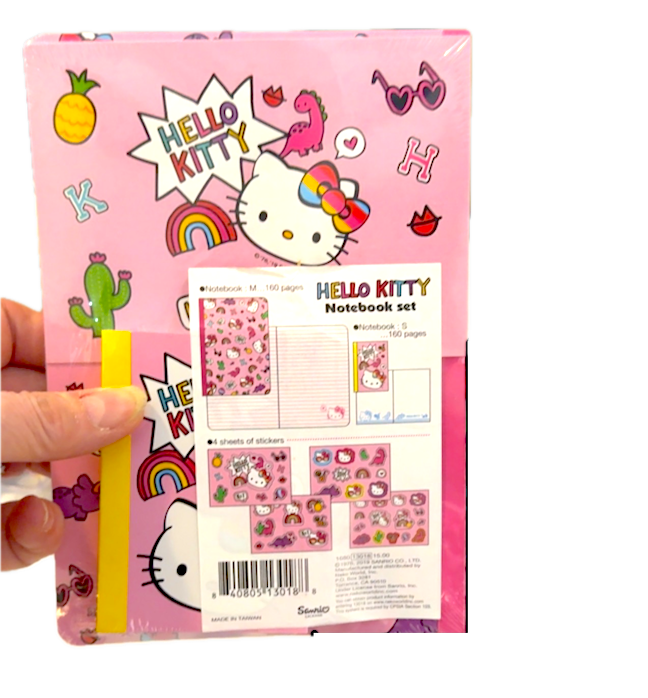 Hello Kitty Stationery w/Dinosaur Decorations by Sanrio