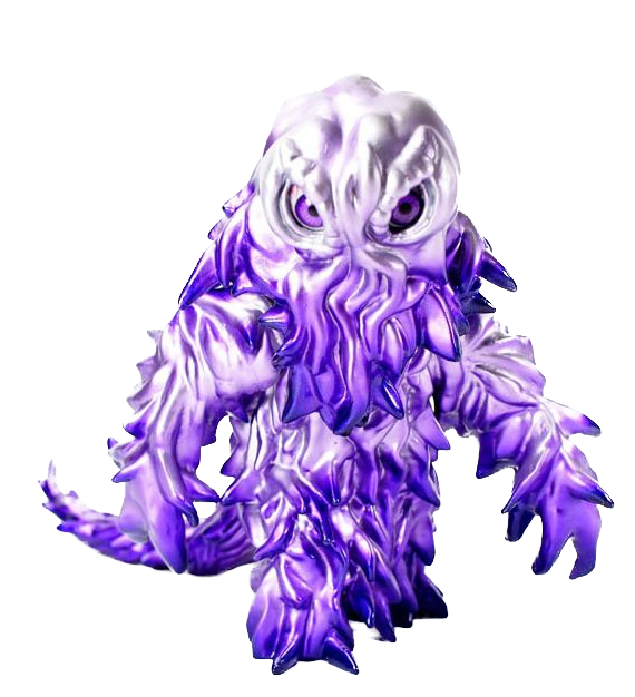 *Hedorah Landed, Walking, CCP, New, Silver & Amethyst Airbrushed, 9" Tall